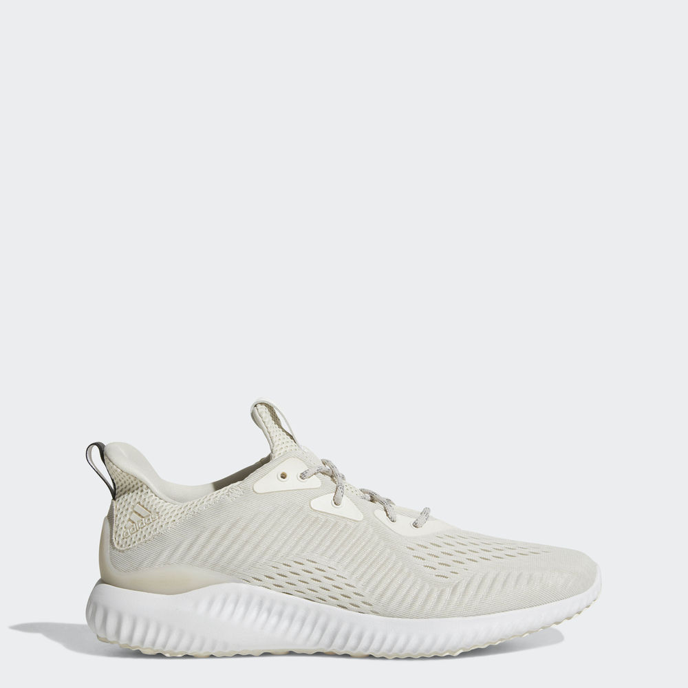 Adidas Alphabounce Em - παπουτσια για τρεξιμο ανδρικα - Μπεζ/Ασπρα/Ασπρα,Μέγεθος: EU 36 – 54 2/3 (96